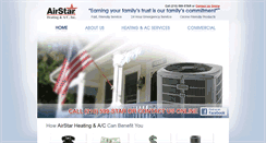 Desktop Screenshot of airstar-hvac.com